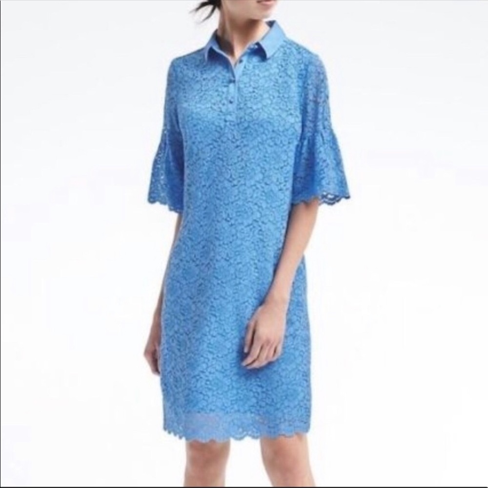 COPY - 🌻 🆕 Banana Republic Lace Fluter Sleeve Dre…
